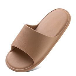 EVA slippers for household use anti slip smelly soft Men women couples bathrooms indoor cool slippers home shoes brown