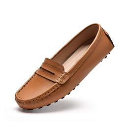 BEAUSEEN Designer-Lefu-Schuhe aus Leder für Damen