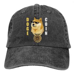 Ball Caps Doge Gansta Crypto Altcoin The Baseball Cap Peaked Capt Sport Unisex Outdoor Custom Dogecoin Digital Currency Hats