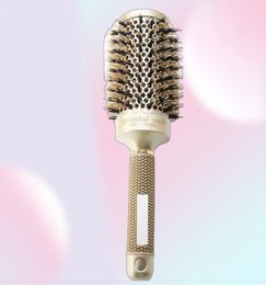 Nano Ionic Boar Bristle Hair Brush Salon Comb Barrel Blow Dry Hair Round Brush In 4 Sizes Professional Salon Styling Tools B087242146046