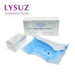 &equipments Diamond Parcel Paper Gemstone White And Blue Jewellery Packing Gem Stone Storing Pack Gemologist