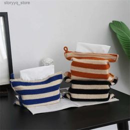 Tissue Boxes Napkins Nordic Tissue Box Holder Home Decor Table Tissue Paper Organisers Car Napkin Holders Bathroom Dispenser Toilet Paper Tissue Box Q240222