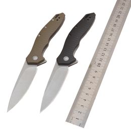 ShawKer 1845 Pocket Knife Stonewashed Blade Nylon Fibreglass Handles Outdoor Hunting Camping Knives KS1845 fast open Tools