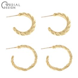 Stud Cordial Design 100pcs Earrings Accessories/hand Made/jewelry Findings & Components/diy Making/hooks Shape/earrings Stud