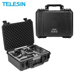 Bags TELESIN DJI FPV Drone Bag Hardshell Handheld Storage Bag Waterproof AntiDrop Box Carrying Case for DJI FPV Handbag Carry Bag