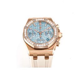 Womens luxury diamondencrusted watch designer diamond men Aps watch ap chronograph watches menwatch V6ZX superclone swiss auto mechanical movement uh 651U