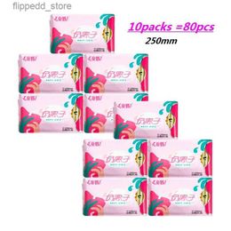 Feminine Hygiene 10packs=80pcs Anion Sanitary Napkin for Women Napkin Sanitary Tampons Kill Bacteria Anion Pad with Daily Use Anion Hygienic Pad Q240222