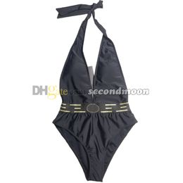 V 넥 수영복 섹시한 고삐 목욕복 여성 하이 허리 비치웨어 디자이너 웨빙 서핑 비키니