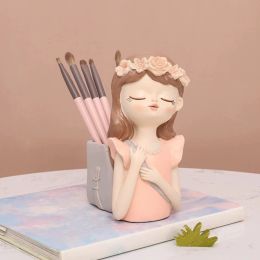 Equipments Backpack Girl Gypsum Flower Pot Silicone Mold Epoxy Resin Casting Mold Succulent Vase Cement Mold Pen Holder Mold