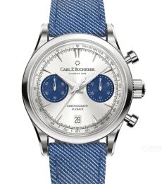 New Carl F. Bucherer Watch Malelon Collection Fashion Business Chrono Code Watch Colour Band Automatic Date Quartz Men's Watch