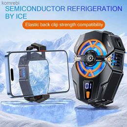 Other Cell Phone Accessories Mobile Phone Cooler Efficient Quiet Mobile Phone Adjustable Radiator with Enlarged Area for Universal Cellphones Phone Cooler 240222