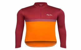 rapha team Cycling jersey 2020 summer cycling clothing Men long Sleeves Tops Gym Clothing breathable QuickDry racing bike sportsw7018501