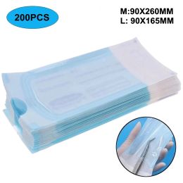 Dresses 200pcs/box Selfsealing Disposable Disinfection Bag Cosmetics Nail Tool Pouch Disinfection Hine Tattoo Accessories