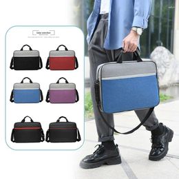 Briefcases Scione Handbag Portable Computer Bag Business Travel Commuting Simple14in Laptop PC Crossbody Notebook Bags Y135A