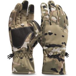 Apparel Winter Camouflage Hunting Gloves Warm Nonslip Fishing Gloves Waterproof Touch Screen Ski Camping Gloves