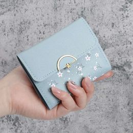 2023 Cute Printed Women Wallet Large Capacity Versatile Clutch Zipper Buckle Coin Purse Female Bag ID Holder For Women