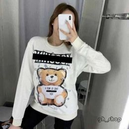Graphic Print Hoodies Perfect Oversized Autumn Womens Designers Hoodys Sweater Sports Round Neck Long Sleeve Casual Loose Sweatshirts Men Moschinos 8499