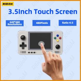 Players New Retroid Pocket 2 Plus 3.5Inch Touch Screen Retro Video Game Consoles Android Dual System HD Output 5G WiFi Handheld Gaming