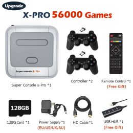 Players Retro Super Console X PRO TV Video Game Console For PSP/PS1/MD/N64 WiFi Support HD Out Builtin 50 Emulators with 50000+Games