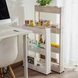 Kitchen Storage Slotted Shelving Removable With Pulley Organizer Office Bathroom