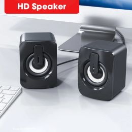 Speakers Computer Speakers Stereo Home Cinema Sound Box Subwoofer Loudspeaker for PC Laptop Notebook Soundbar Not Bluetooth Speaker