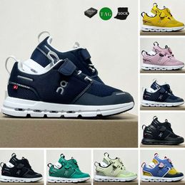 2024 Cloud Kids Shoes Sports Outdoor Athletic UNC Black children White Boys Girls Casual Fashion Sneakers Kid Walking Toddler Sneakers Size 22-35pp