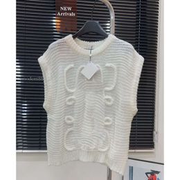 Suéteres femininos designers colete mohair sem mangas suéter emodern888