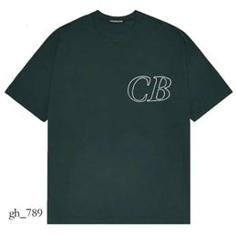 Men's T-shirts Cole Buxton Summer Spring Loose Green Gray White Black T Shirt Men Women High Quality Classic Slogan Print Top Tee with Tag EU Size S-XL 909