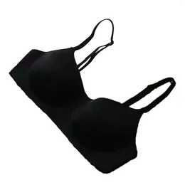 Bras Breathable Underwear Bra For Women Shockproof Solid Color Gathered Middle-aged And Elderly