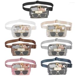 Waist Bags Clear Chest Bag Fashion Waterproof Women Sling Pack Outdoor Sports Running Transparent Simple Casual Belt