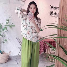 Women's Blouses 2024 Ladies Chinese Style Retro Elegant Side Placket Bead Button Sand Washed Silk Shirt