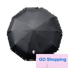 Fashion Brand Umbrella Automatic Double Sun Umbrellas Men and Women Dual-Use Protective Wholesale