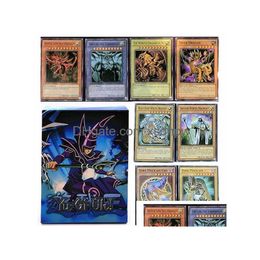 66Pcs English Yu Gi Oh Cards Yuh Yu-Gi-Oh Card Playing Game Trading Battle Carte Dark Magician Collection Kids Christmas Toy Y1212 Dhnm4