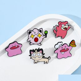 Pins Brooches Childhood Comic Movie Game Yellow Elf Badge Cute Movies Games Hard Enamel Pins Collect Cartoon Brooch Backpack Hat Ba Dh4Kz