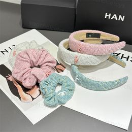 Classical Luxury Solid Colour Letter Headband Designer Letter CC Brand Women's Headband Girl's Brand Hair Hoops and Circles Hair Accessories