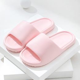 Flat Rubber Slippers For Womens Fashion House Home Indoor Sandals Bath Pool shoes pink
