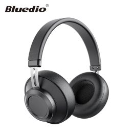 Headphone/Headset Bluedio BT5 wireless headphone bluetooth headsets wired over ear sport headset 57mm drive 1520h playing time mic for phones