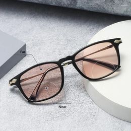 Sunglasses 1.0 To 4.0 Bifocal Reading Glasses Large Frame Multifunctional AC Lenses Can Be Used As For Men