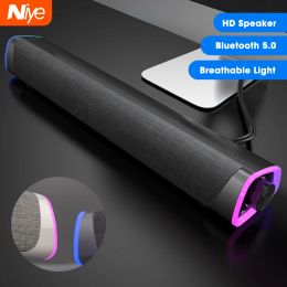 Speakers Computer Speaker Stereo Sound Bar Column Bluetooth Speakers for PC Laptop Notebook Music Player Wired Loudspeaker Mini Subwoofer