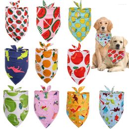 Dog Apparel 30pcs Scarf Small Bandana For Pet Cat Puppy Bibs Bandanas Dogs Pets Grooming Accessories Summer Supplies