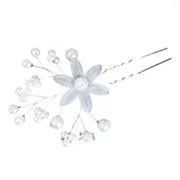 Hair Clips Women U Shaped Flower Hairpin Dazzling Wedding Accessories For Thick Curly Styling Decorative