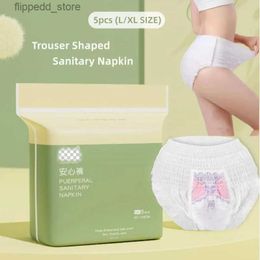 Feminine Hygiene Sanitary Pants Menstrual Pad Disposable Night Use Pads Sanitary Napkins Ultra-Thin Menstrual Pants Sleepwear Postpartum Care Pad Q240222