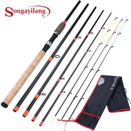 Rods Sougayilang High Quality Cork Handle Feeder Spinning Fishing Rod 3.0m L M H Power Travel Rod De Pesca Carp Feeder Pole