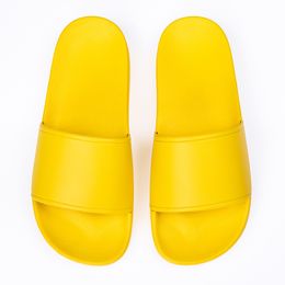 Summer sandals and slippers for men and womens plastic home use Slipper Bath Shoes Yellow