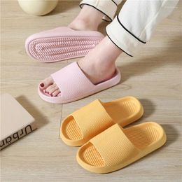Slippers Slightly Defective Thick Bottom Adult Brand Bathroom El Couple Sandals Floor Stand