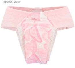 Feminine Hygiene 12pcs Women bikini period panties Leakproof Period Brief Diapers panties (medium Large) Q240222