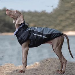 Dog Apparel Ultra Light Water Repellent Clothing Warm Fleece Winter Jacket Waterproof Reflective Raincoat Lining Clothes