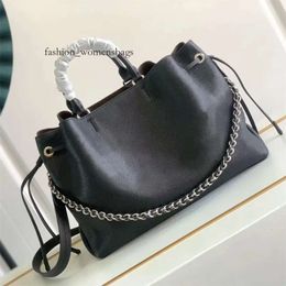 womens bag 10A Retro Mirror Quality Designer Tote Shoulder Handbag Genuine Leather Shopping Bag with Box L081