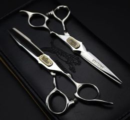 Hair Scissors JAGUAR Original Box Leopard Style Professional Hairdressing High Quality Special For Salon9263465