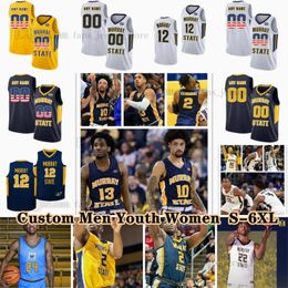 NCAA Custom S-6XL Murray State Racers College Basketball Jerseys 10 Tevin Brown 23 Nick Ellington 24 Jacobi Wood 12 Ja Morant Justin Morgan Shawn Walker Jr.